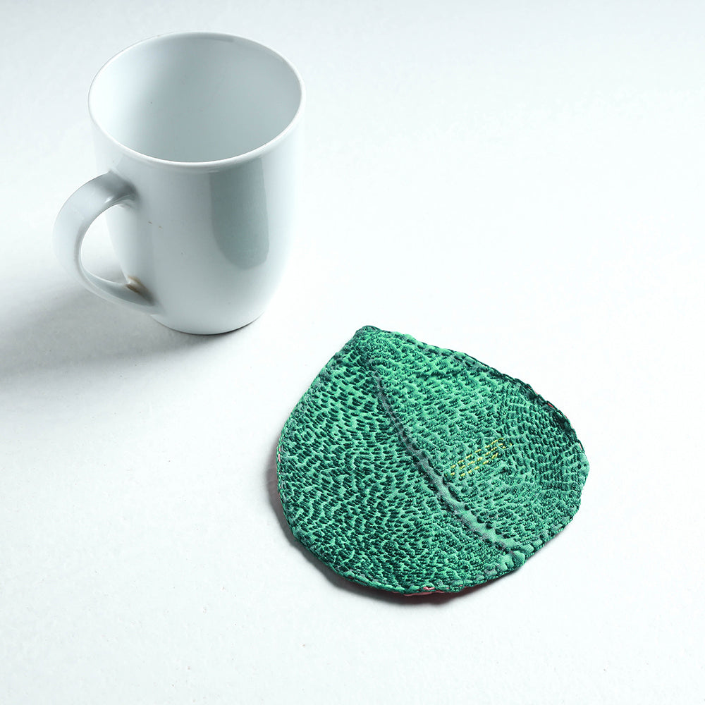 Chandi Mati Kantha Work Cotton Coaster