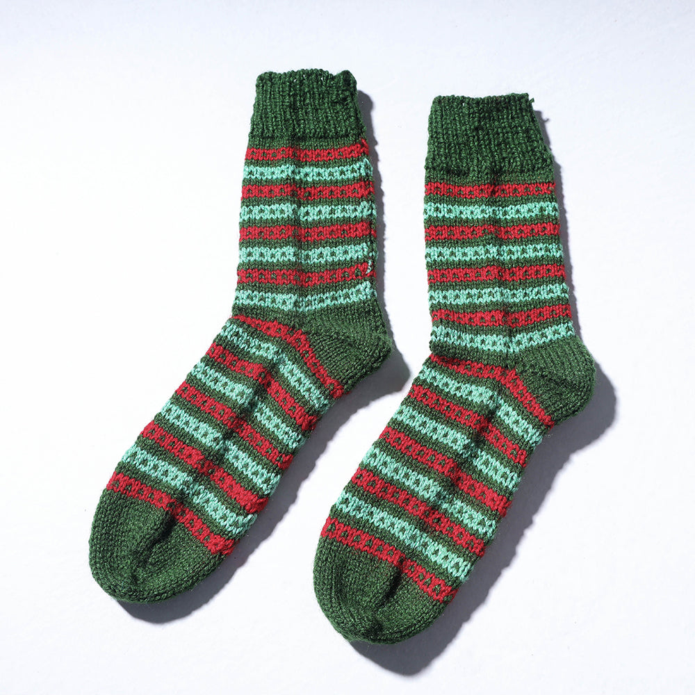 Kumaun Hand-knitted Woolen Socks (Adult)