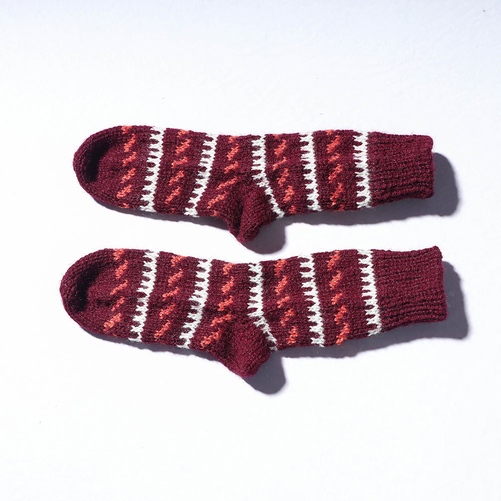 Kumaun Hand-knitted Woolen Socks - Kids