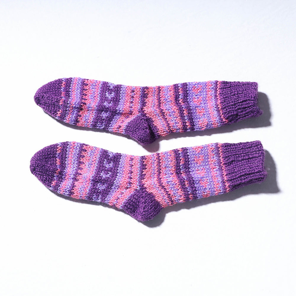 Kumaun Hand-knitted Woolen Socks - Kids