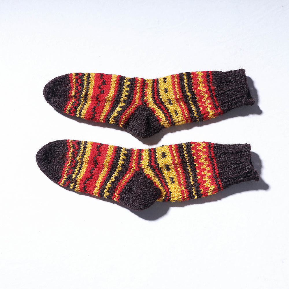 Kumaun Hand-knitted Woolen Socks - Kids
