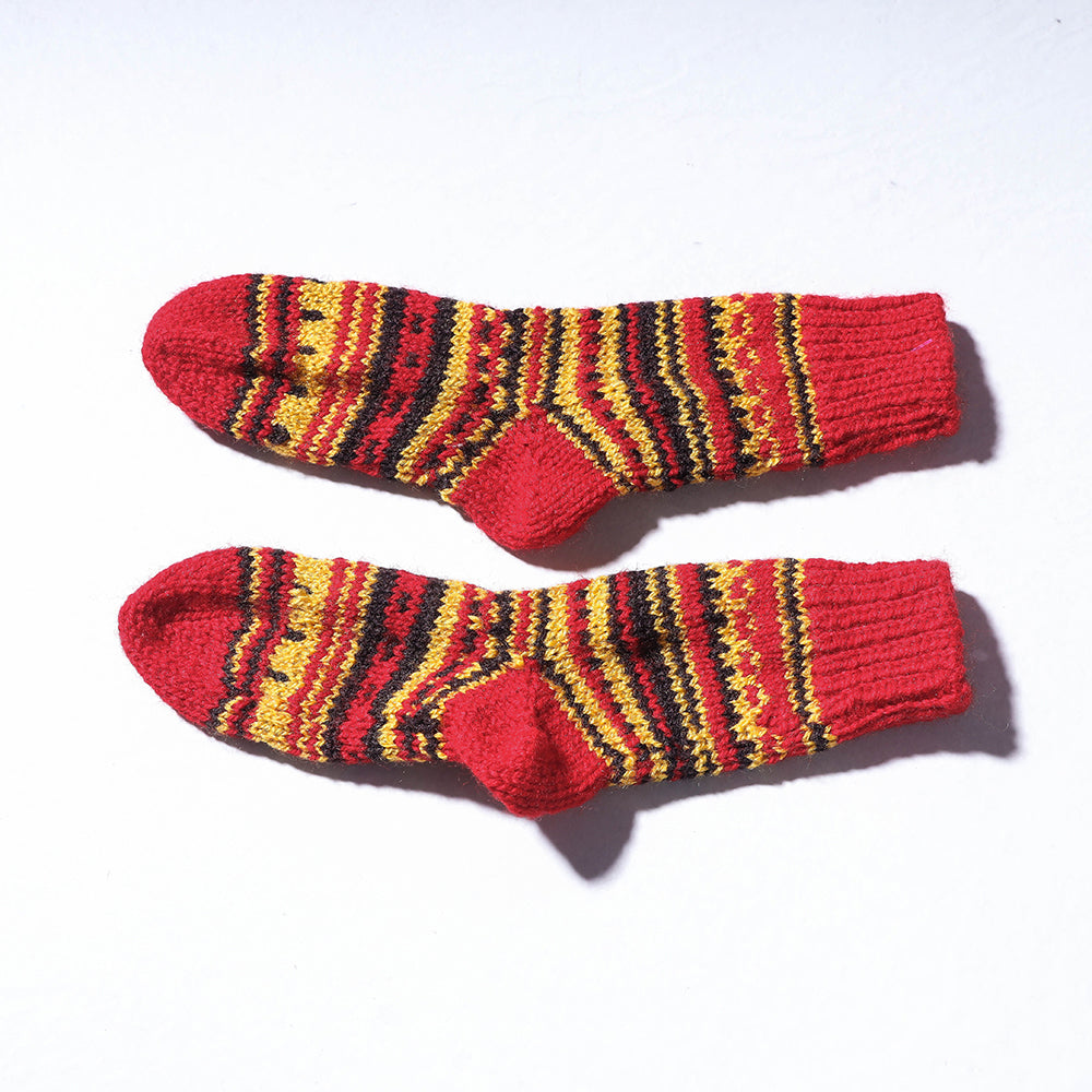Kumaun Hand-knitted Woolen Socks - Kids