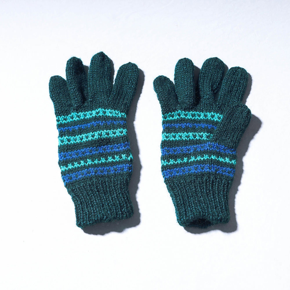 Kumaun Hand-knitted Woolen Gloves (Adult)