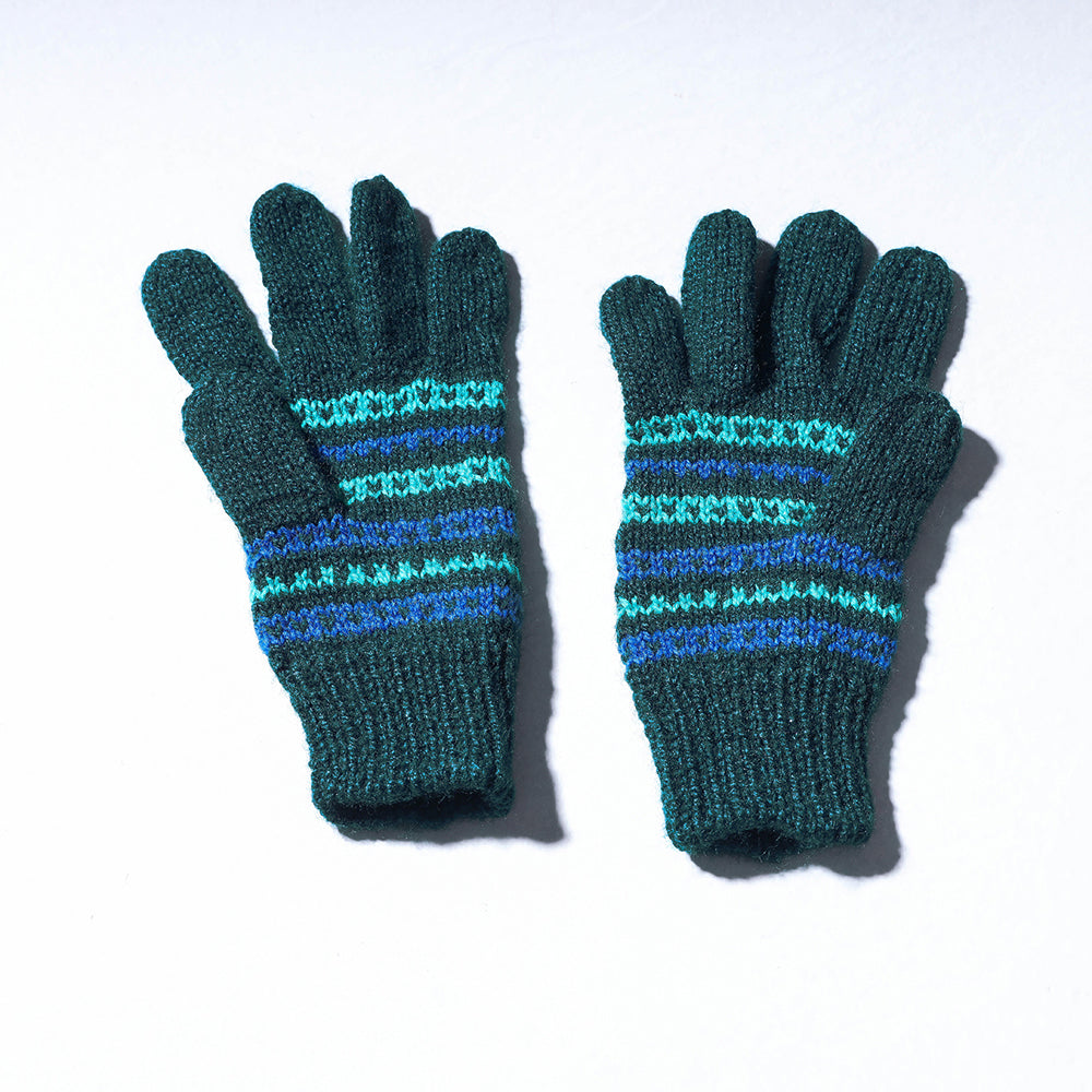 Kumaun Hand-knitted Woolen Gloves (Adult)