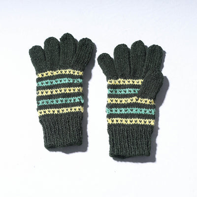 Kumaun Hand-knitted Woolen Gloves (Adult)