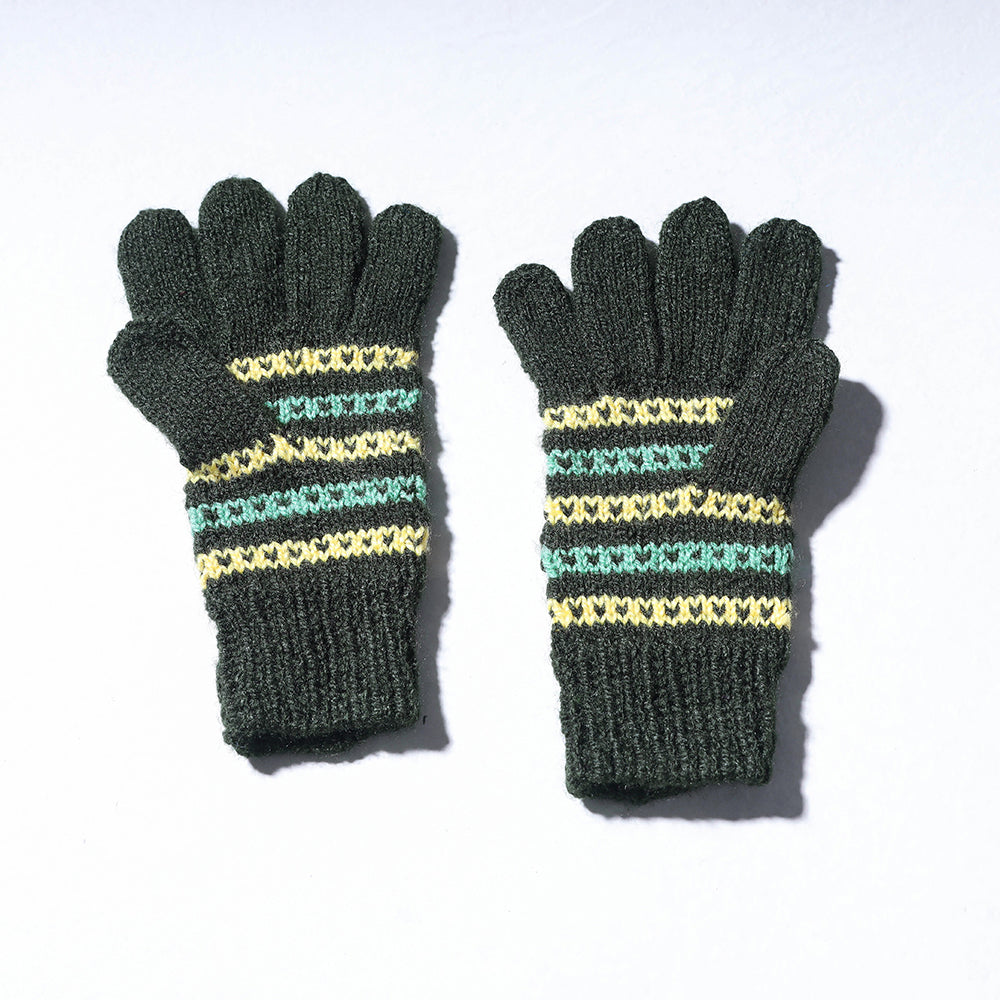 Kumaun Hand-knitted Woolen Gloves (Adult)
