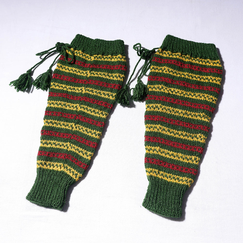 Kumaun Hand-knitted Woolen Leg Warmer