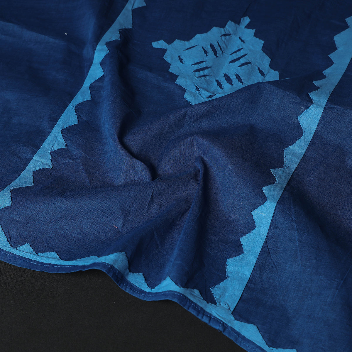 Barmer Applique Cutwork Cotton Dupatta