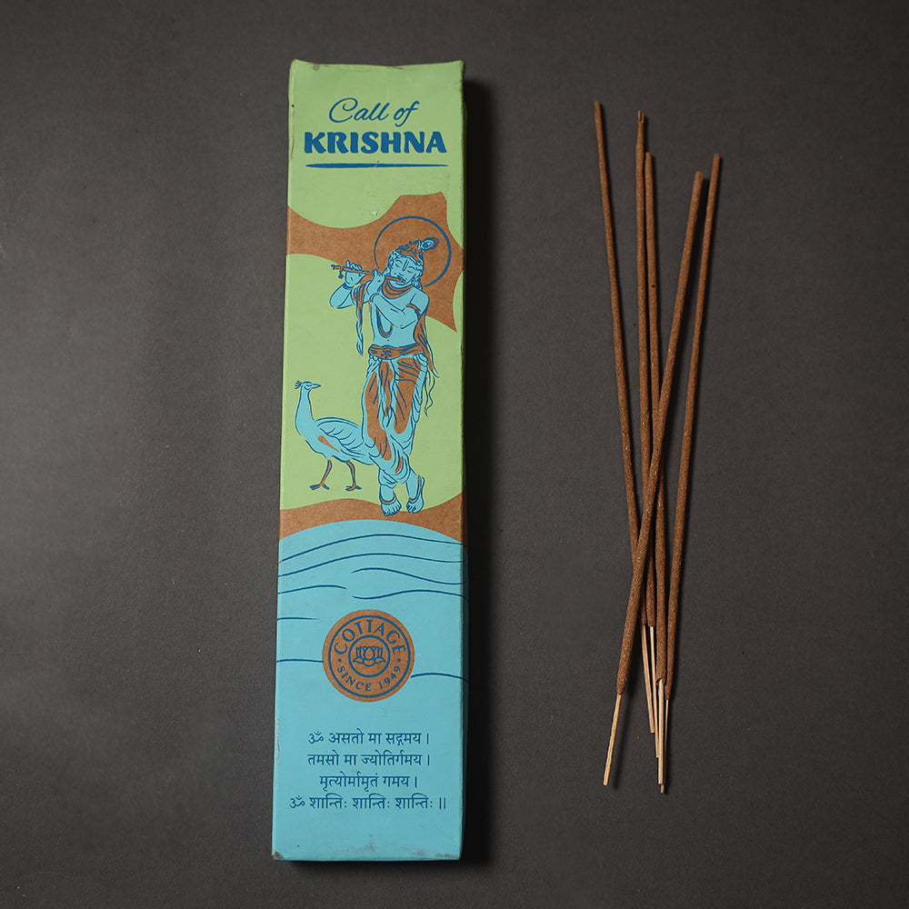 Call of Krishna - Sri Aurobindo Ashram Natural Incense Sticks (50 gm)