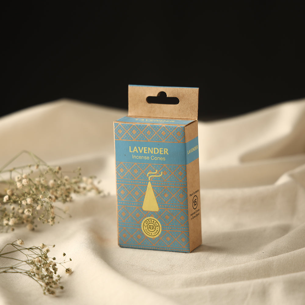 Lavender - Sri Aurobindo Ashram Natural Incense Cones
