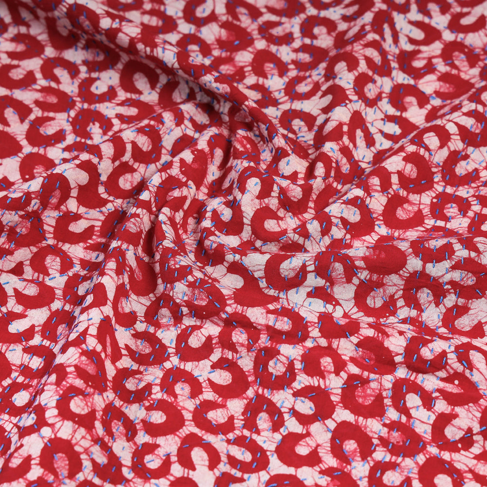 Special Tagai Work Batik Print Cotton Kurti Material
