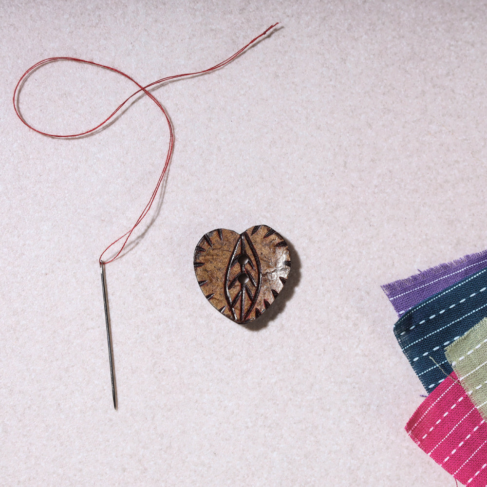 2cm Sambhal Handmade Coconut Shell Clothing Button (Single Piece)