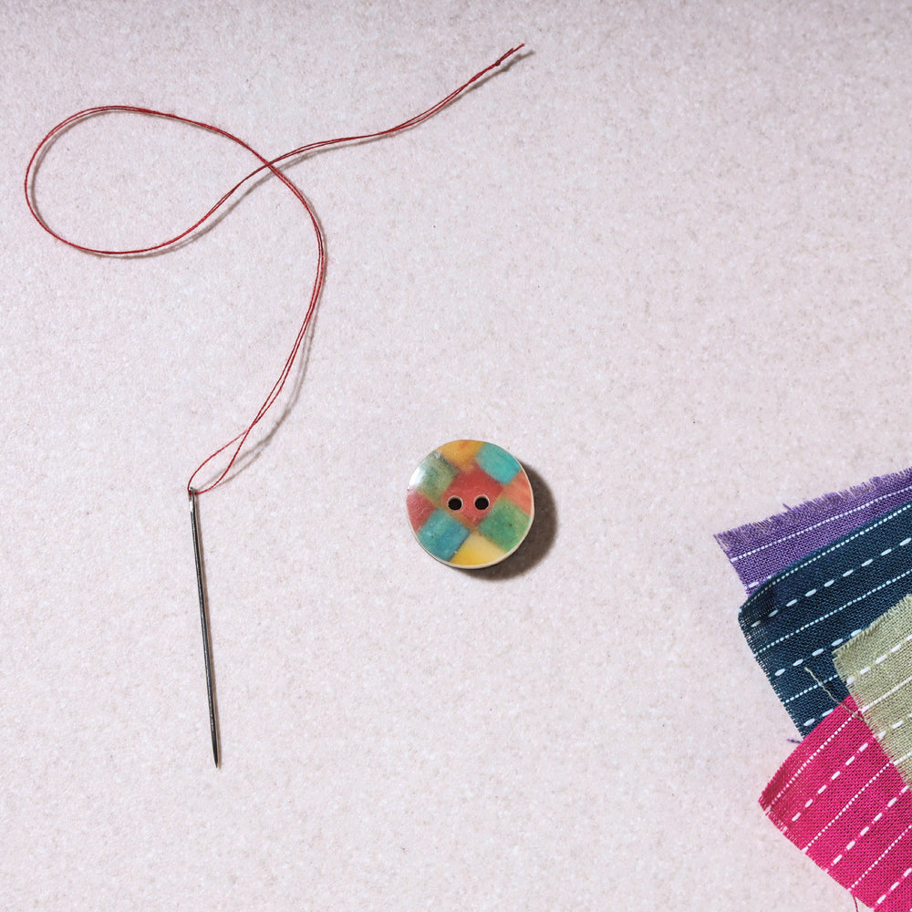 2.5cm Handmade Sambhal Clothing Button (single piece)