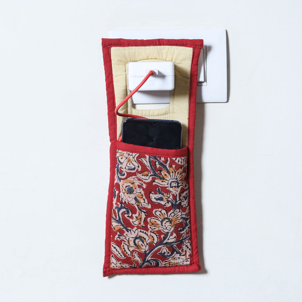 Handmade Cotton Fabric Mobile Charging Holder