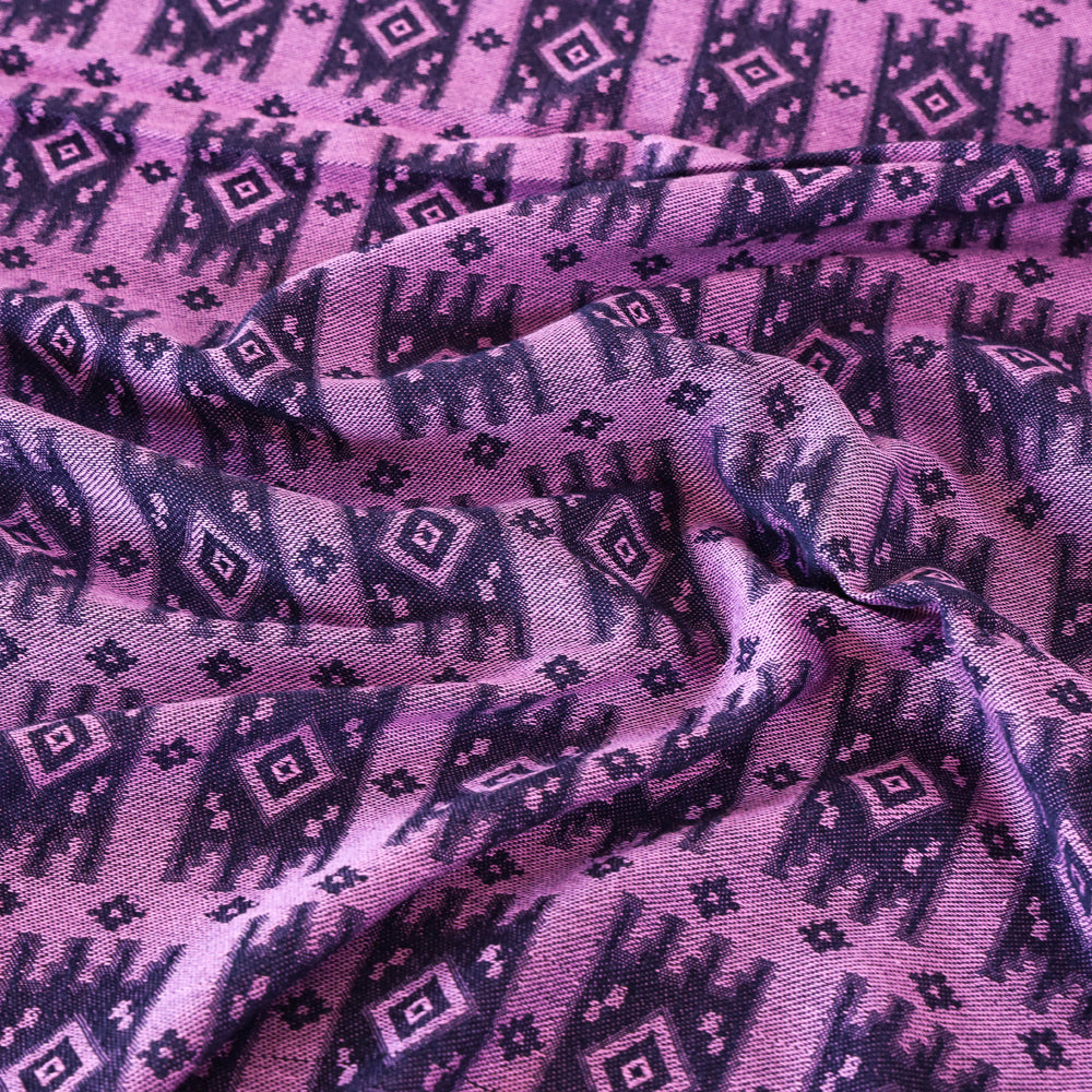 Pure Cotton Handloom Double Bedcover from Bijnor by Nizam (106 x 95 in)