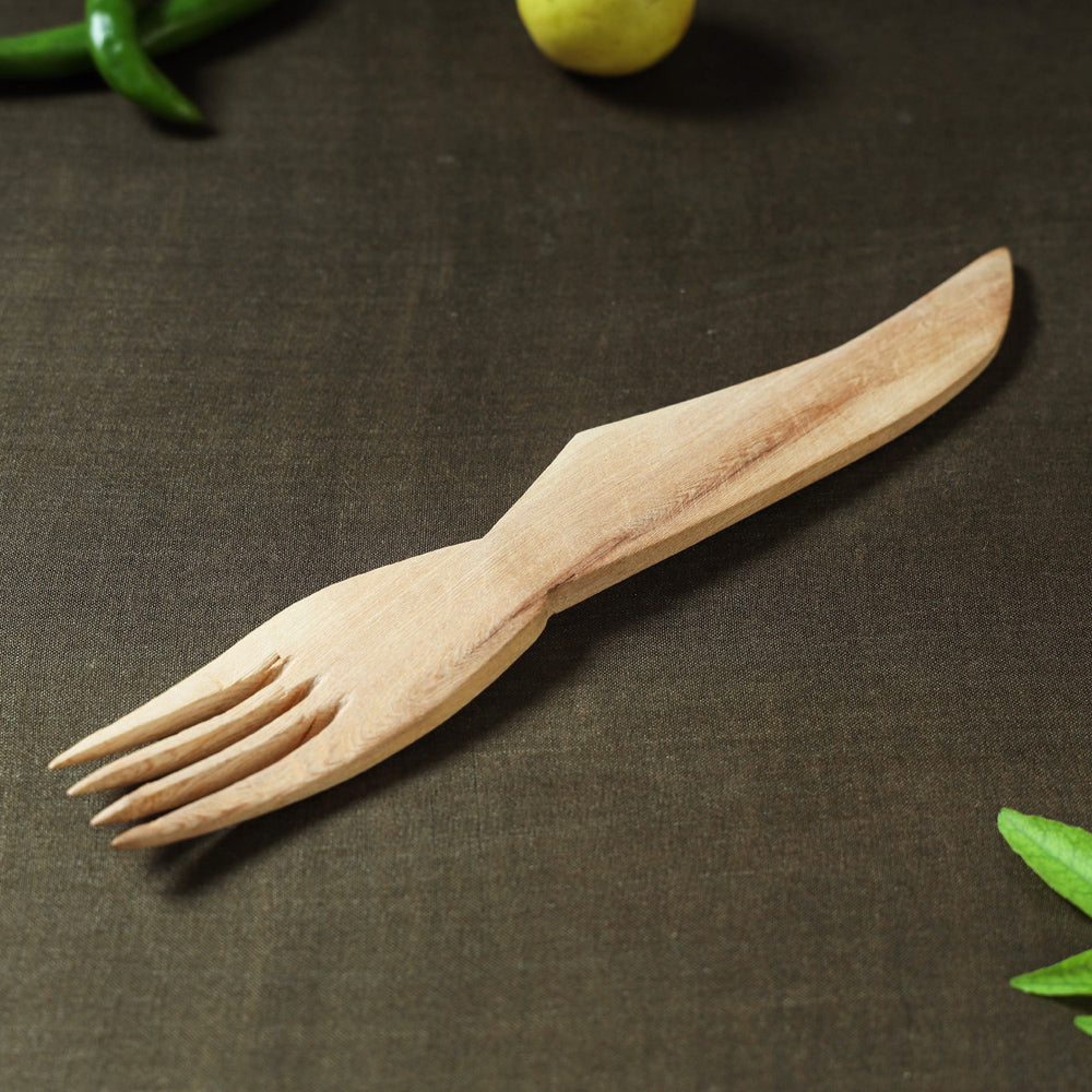 Udayagiri Wooden Serving Fork (Small)