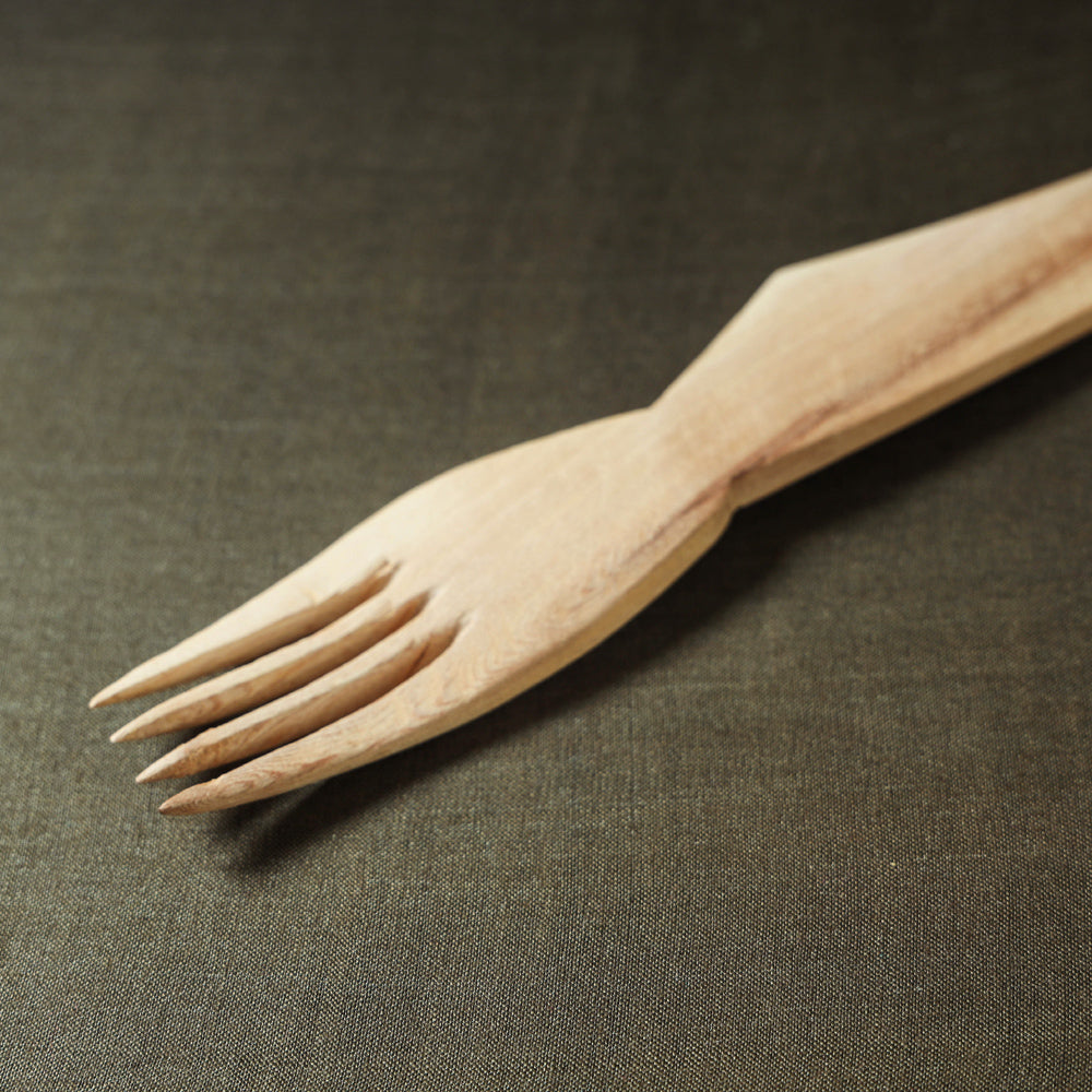 Udayagiri Wooden Serving Fork (Small)