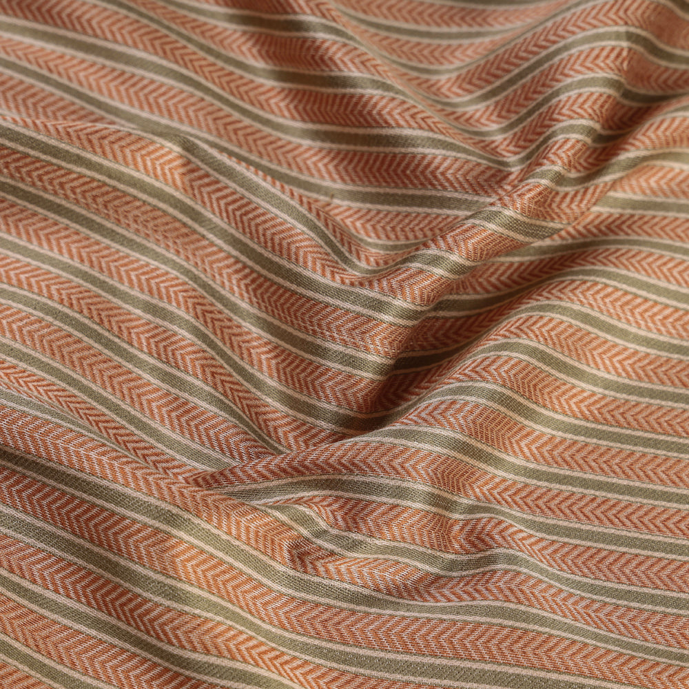 Pure Handloom Mashru Silk Cotton Fabric by Khamir (Width - 22 in)
