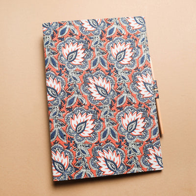 Sukriti Block Printed Handmade File Folder with Pencil