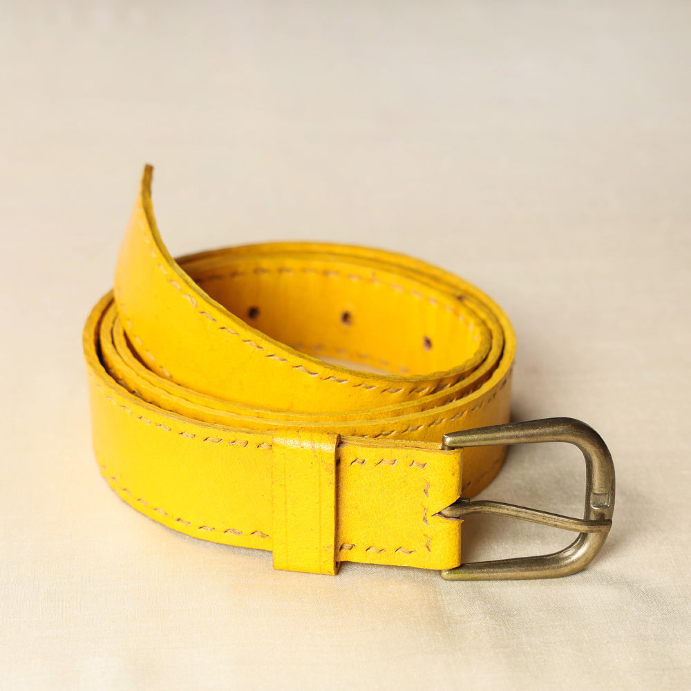 Kutch Handmade Pure Leather Belt (Upto 40 in)