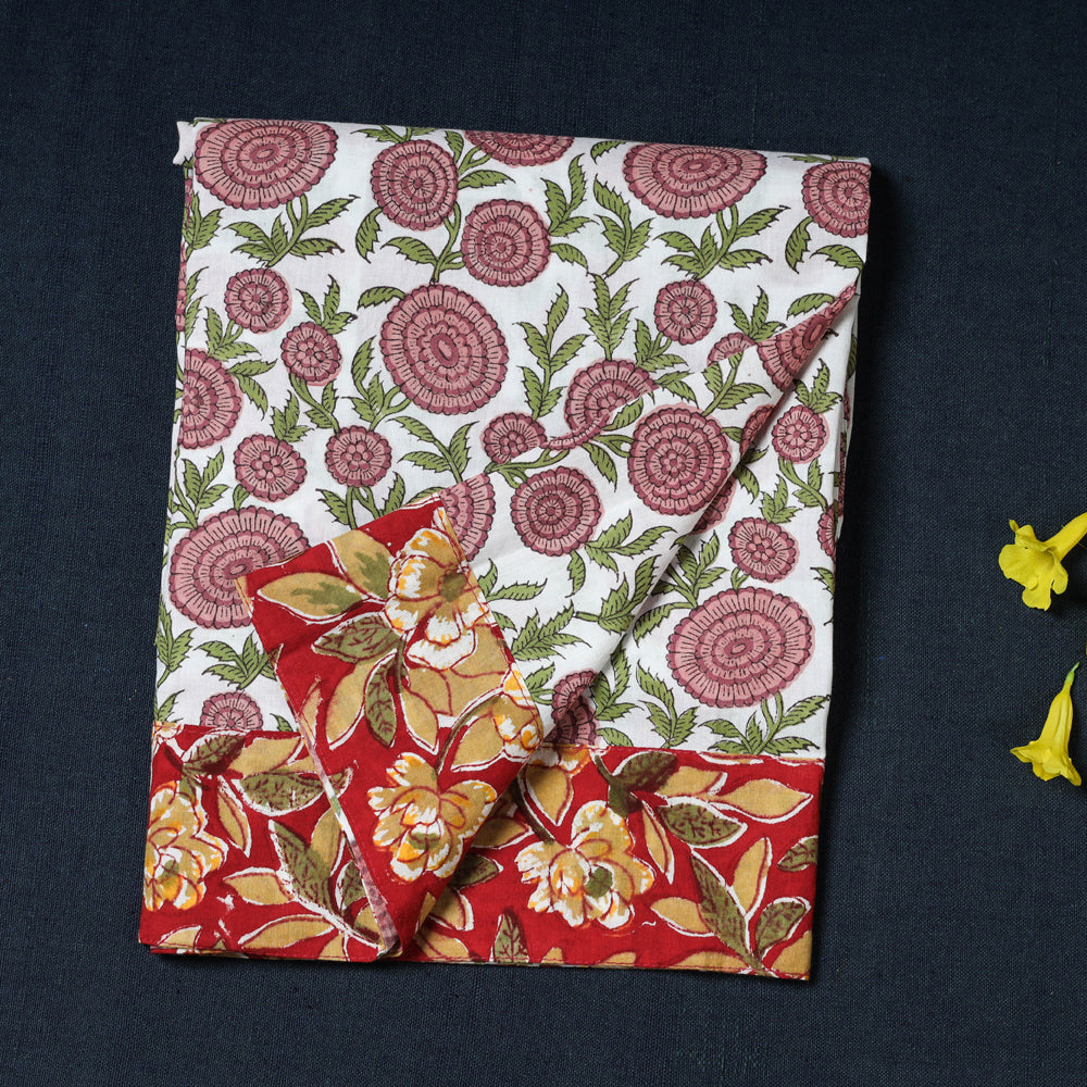 Rangoli Cotton Blouse Material by Jalpari