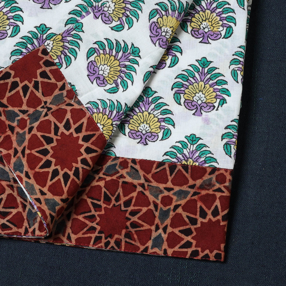 Rangoli Cotton Blouse Material by Jalpari