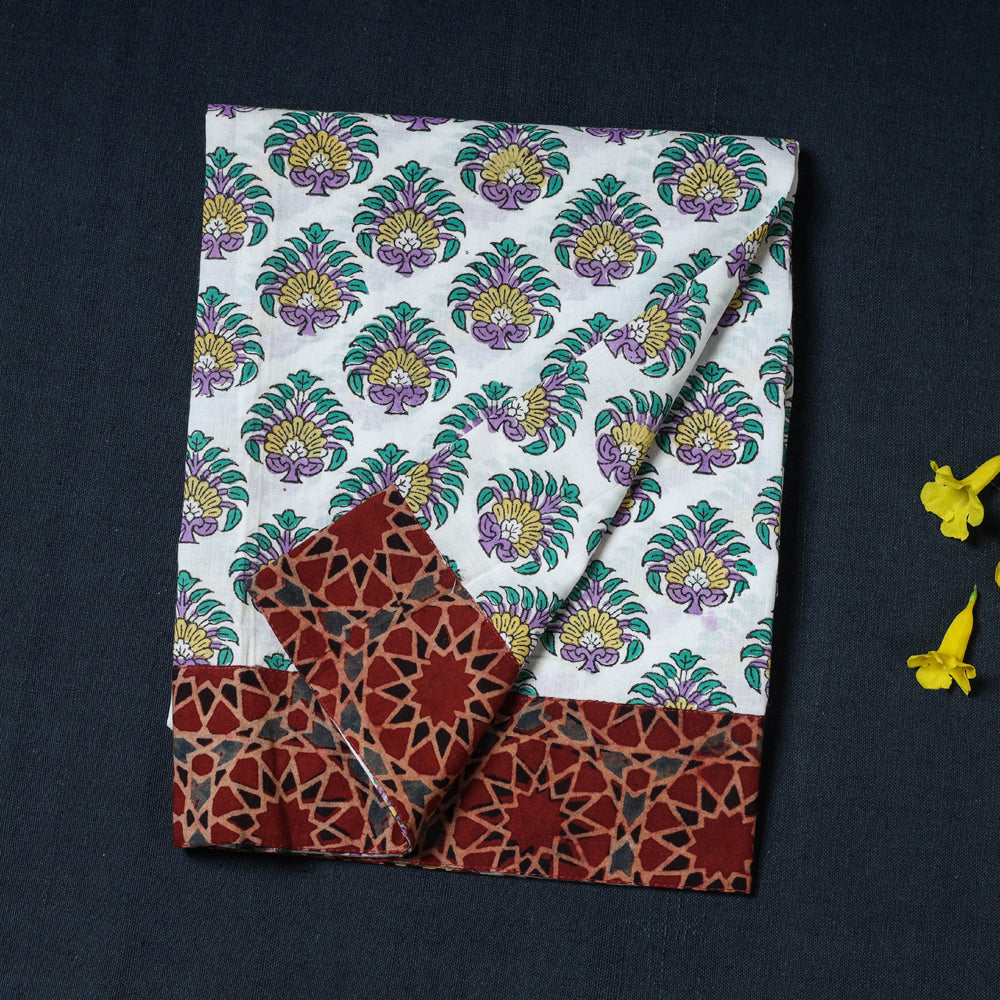 Rangoli Cotton Blouse Material by Jalpari