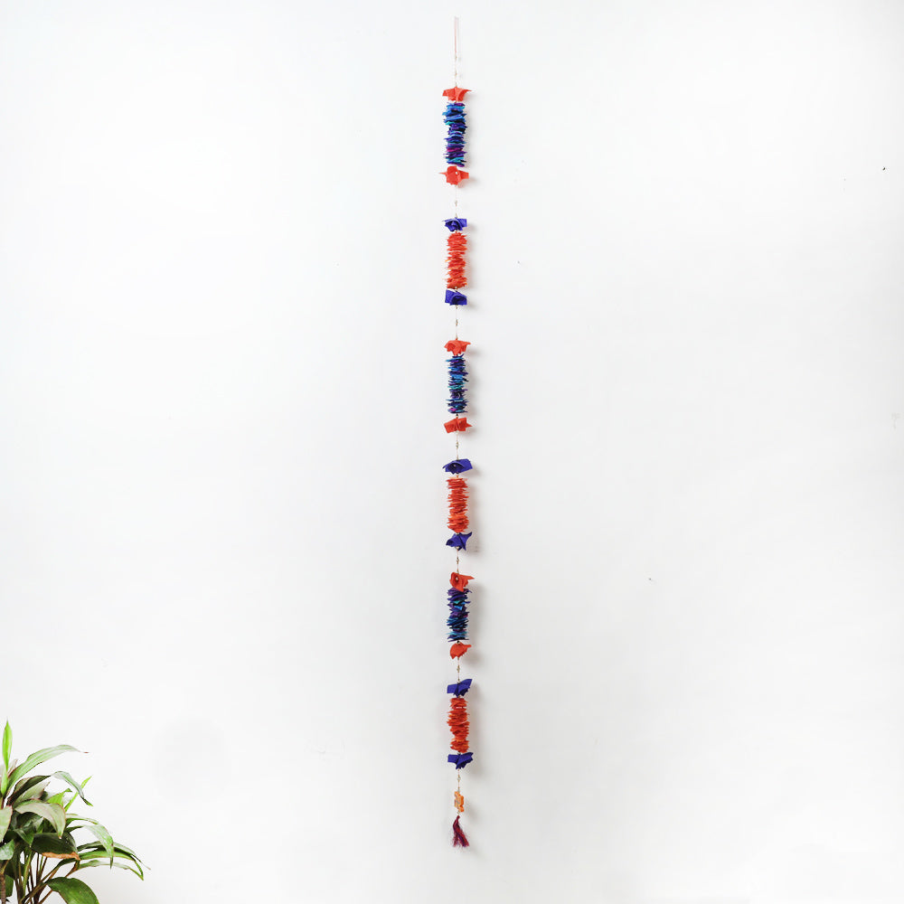 Flower - Handmade Felt & Beadwork Wall Hanging