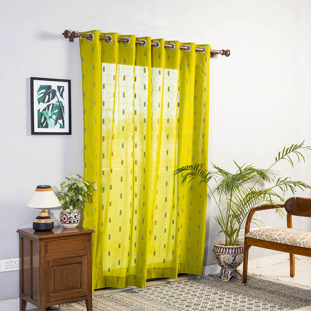 Jacquard Weave Cotton Door Curtain Online At Itokri Com आई ट कर