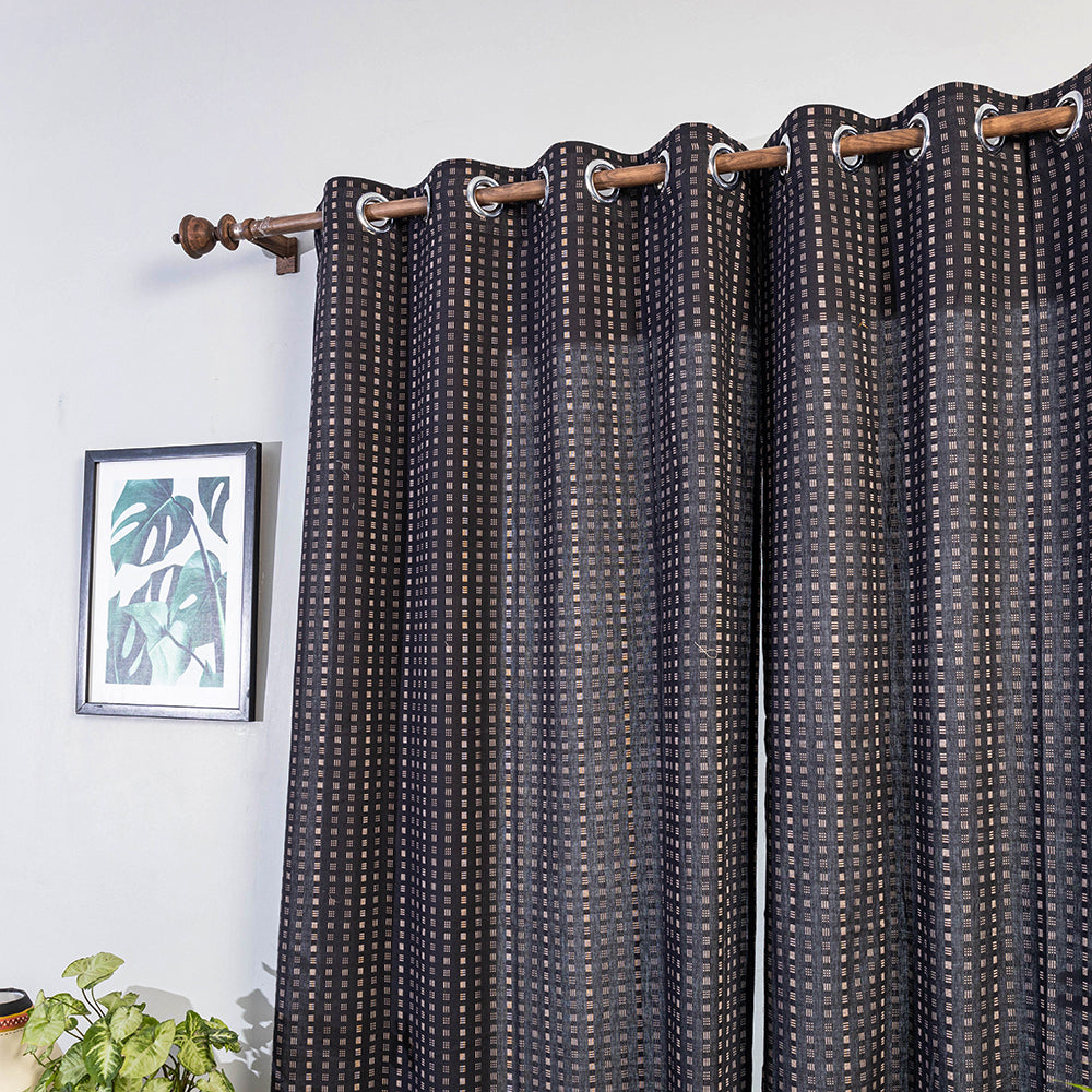 Jacquard Weave Cotton Door Curtain Online At Itokri Com आई ट कर