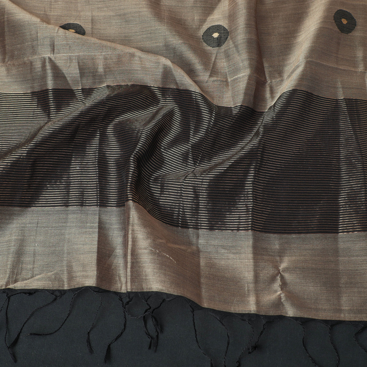 Traditional Maheshwari Silk Handloom Circle Buti Dupatta