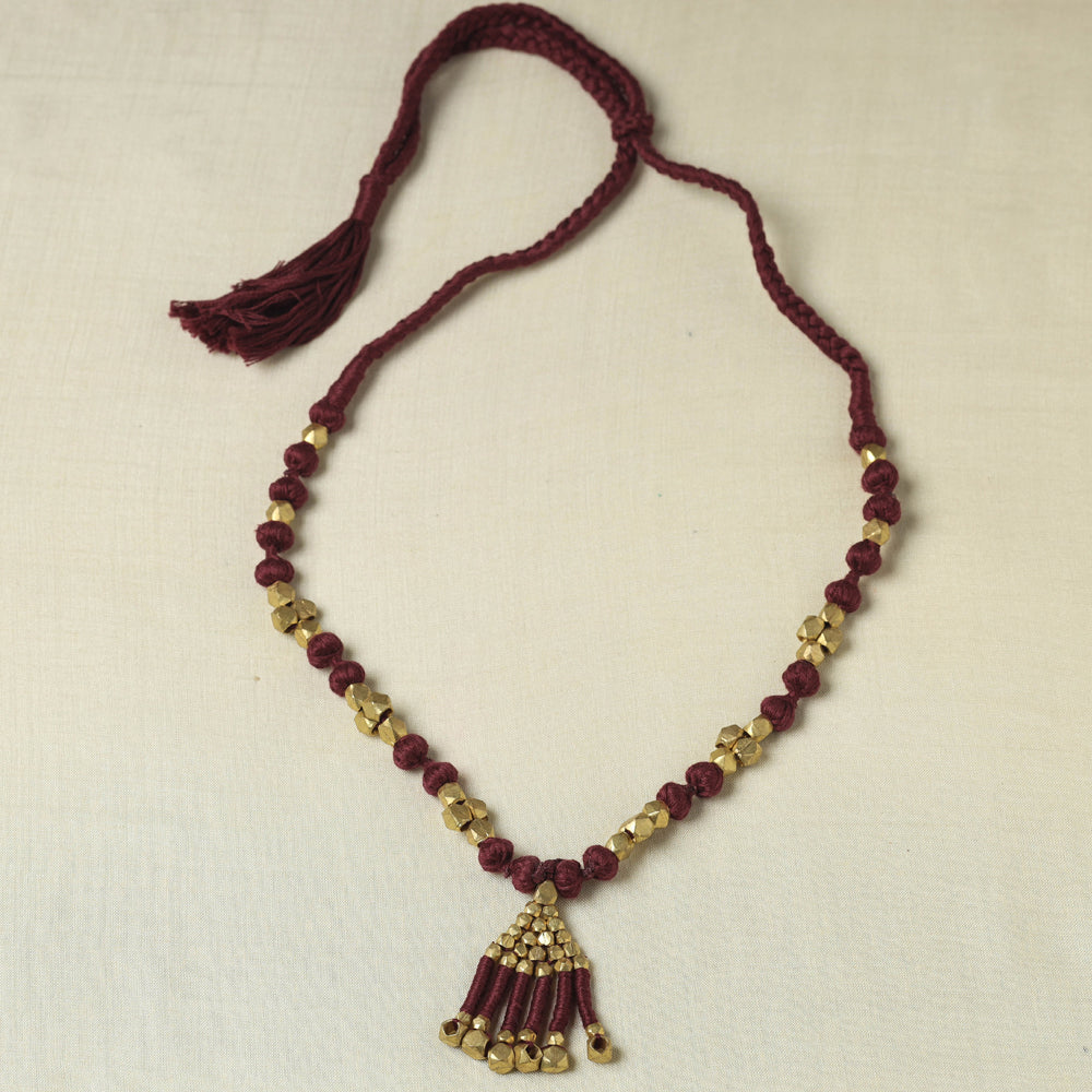 Tribal Odisha Dokra Threadwork Necklace