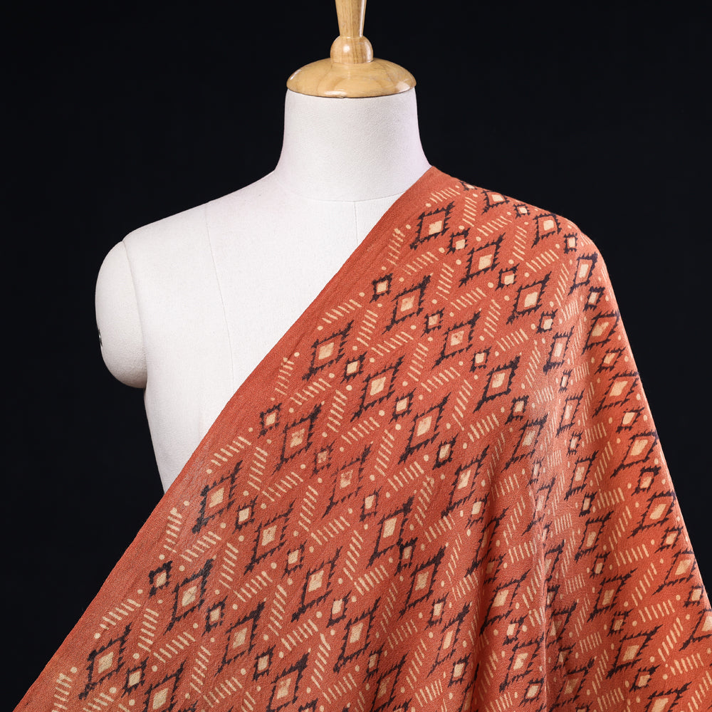 Blue - Akola Block Printed Cotton Precut Fabric (1 meter)