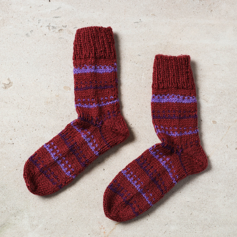 Kumaun Hand-knitted Woolen Socks - Kids