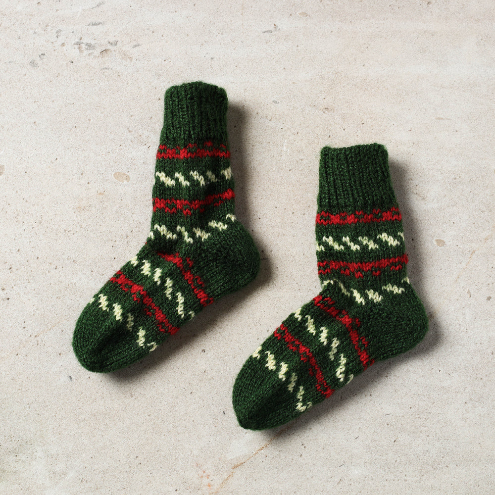 Kumaun Hand-knitted Woolen Socks - Kids