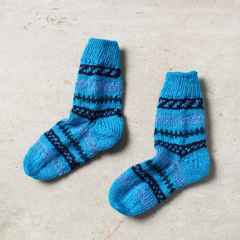 Kumaun Hand-knitted Woolen Socks - Kids