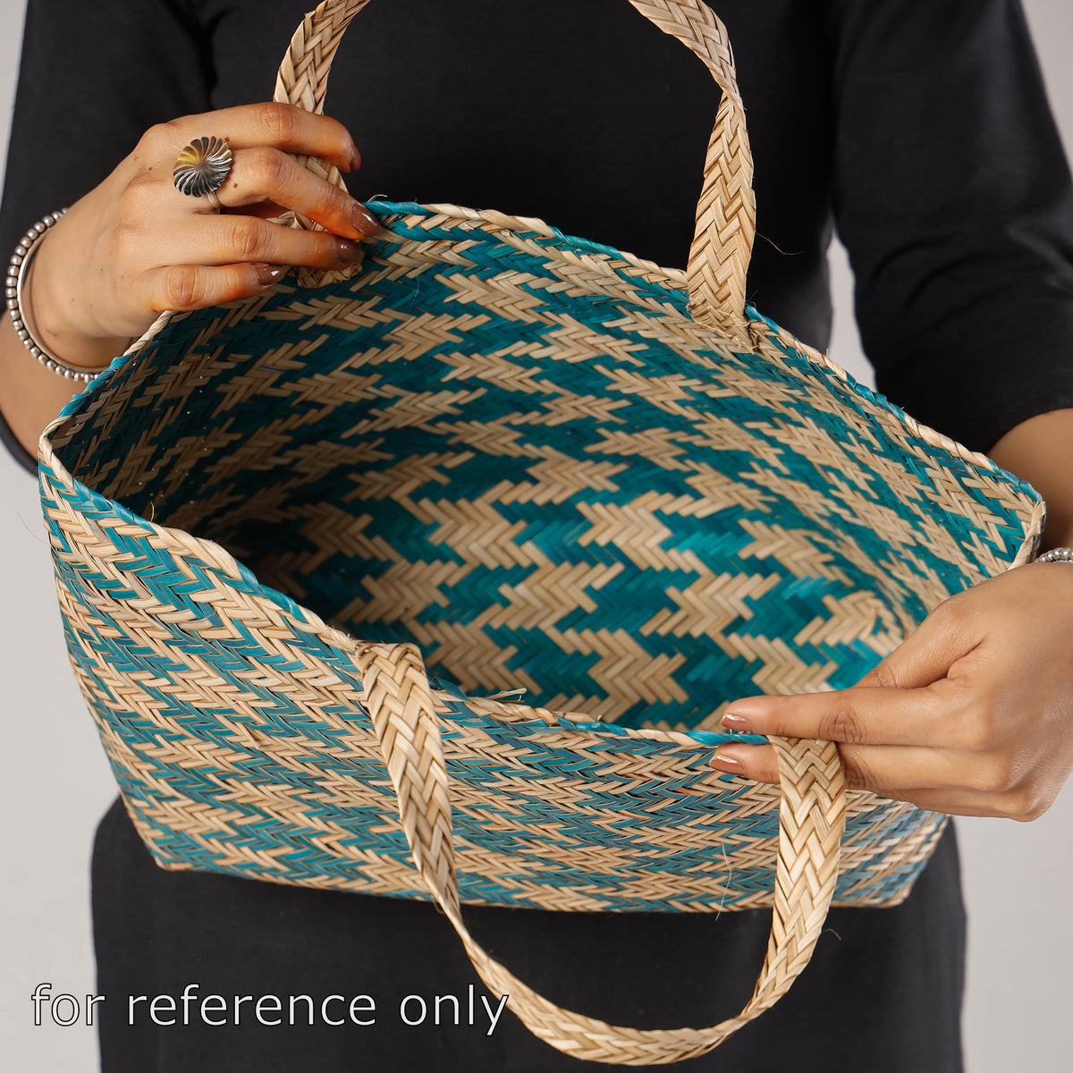 Handmade Water Hyacinth Shoulder Bag from Assam