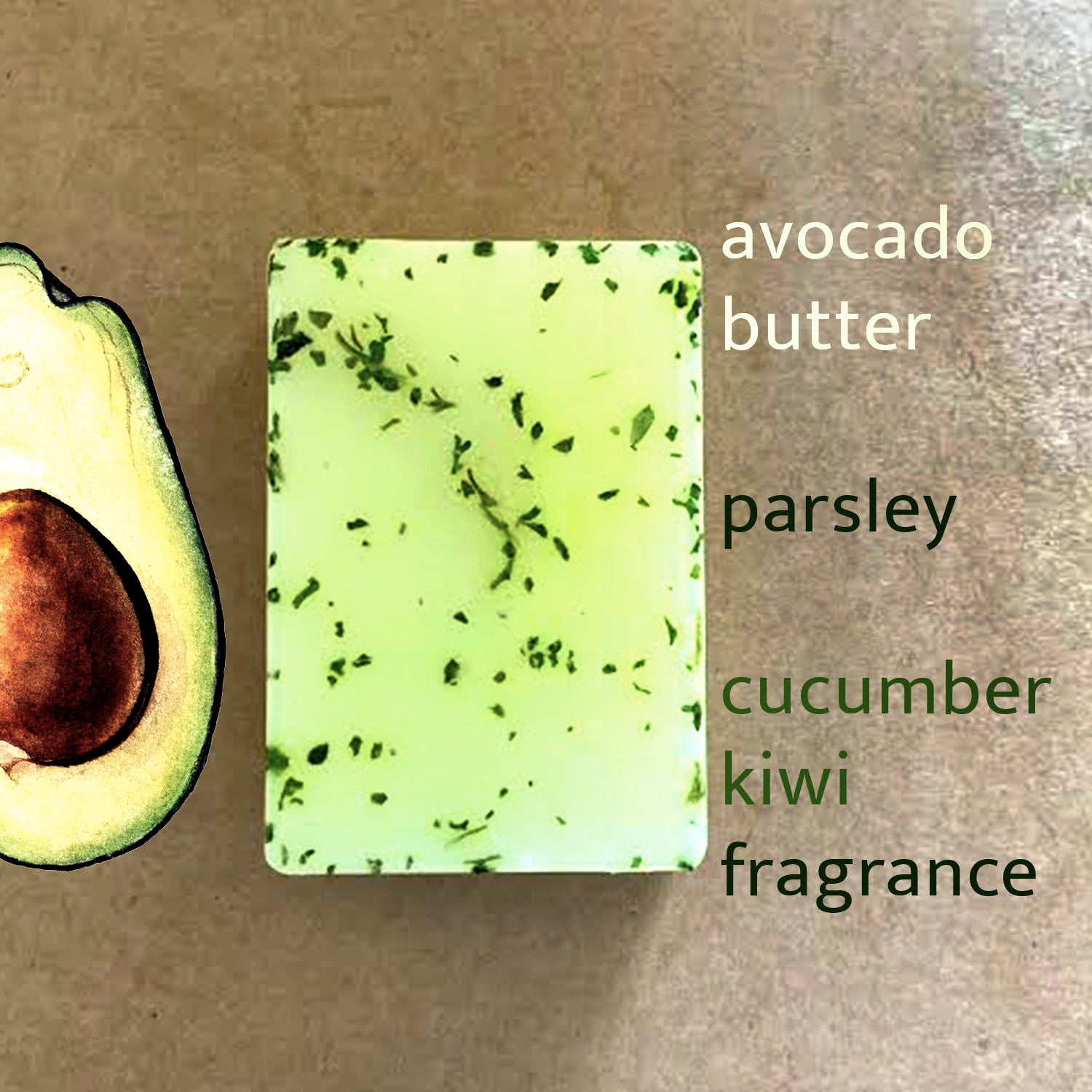 Avocado & Cucumber - Handmade Boho Artisanal Soap
