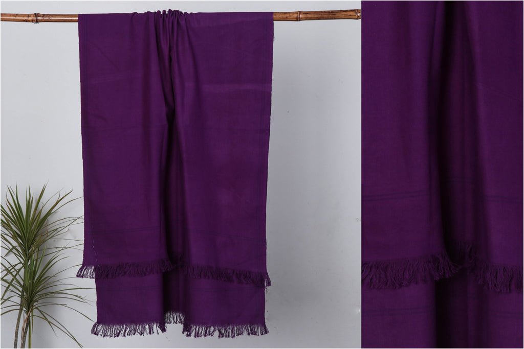 Jhiri Handloom Plain Dye Pure Cotton Towel