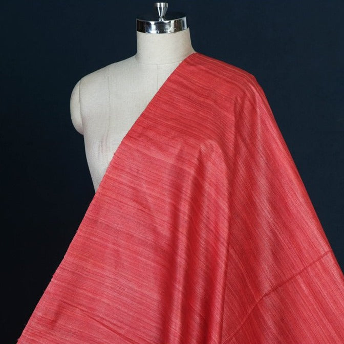 Vidarbha Handloom Pure Tussar x Ghicha Silk Fabric