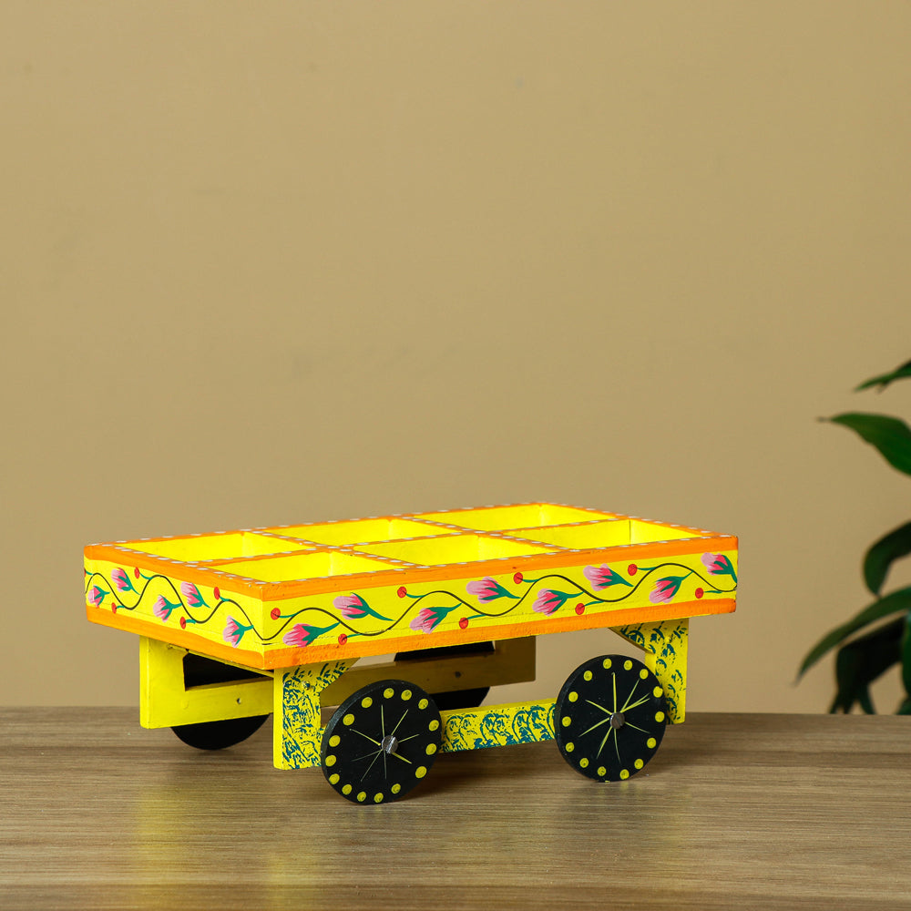 Cart (Thela) - Handpainted Wooden Toy / Home Decor Item
