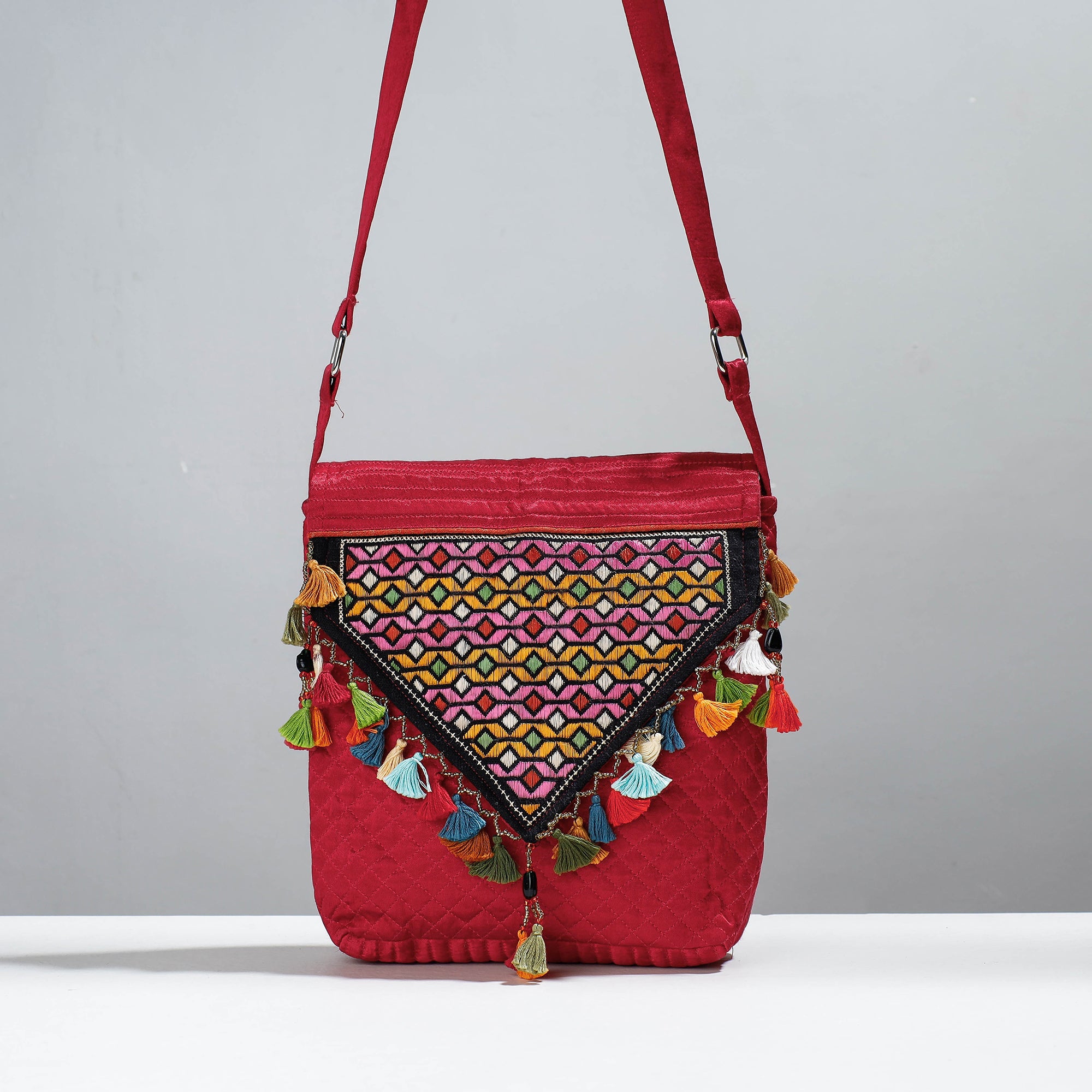 Handloom Cotton Sambalpuri Ikat Sling Bag