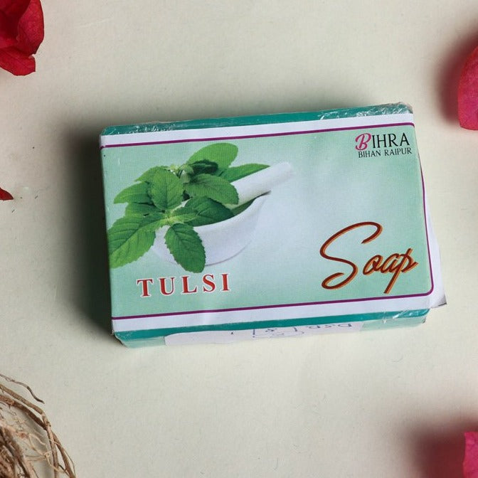 Bihra Handmade Natural Tulsi Soap (100gm)