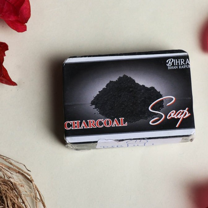 Bihra Handmade Natural Charcoal Soap (100gm)