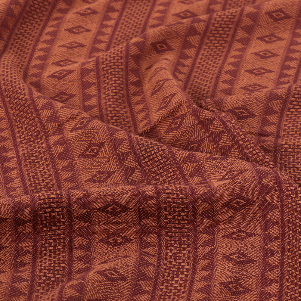 Pure Cotton Handloom Double Bedcover from Bijnor by Nizam (94 in x 108 in)