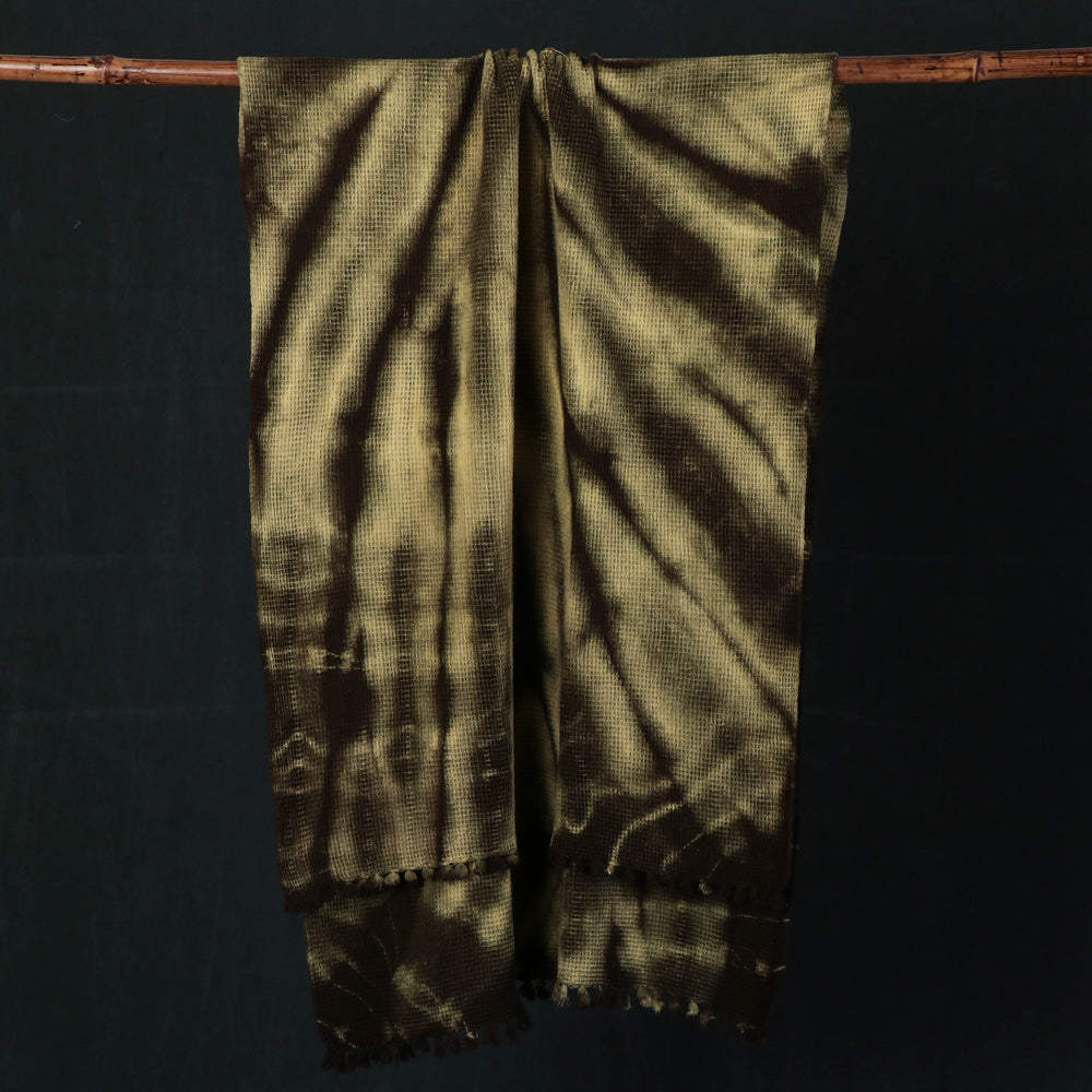 Pure Handloom Tie-Dye Cotton Towel &amp; Napkin Set