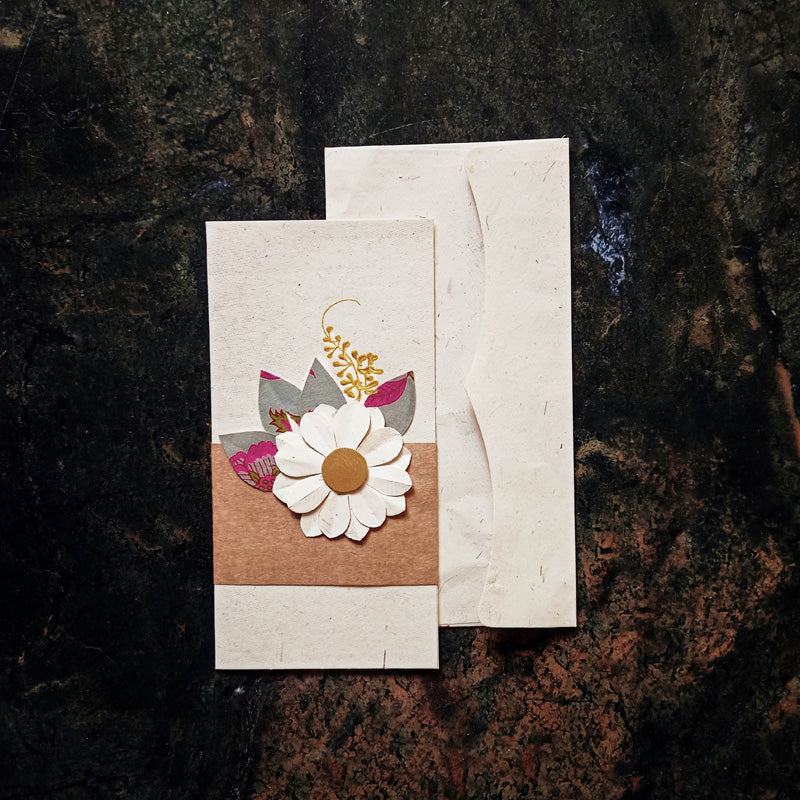 Artwork Handmade Paper Greeting Card with Envelope (Single Piece)