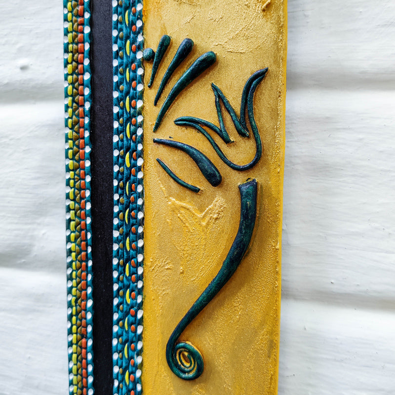 Tribal Art Handmade Ganesha Painting (12 in)