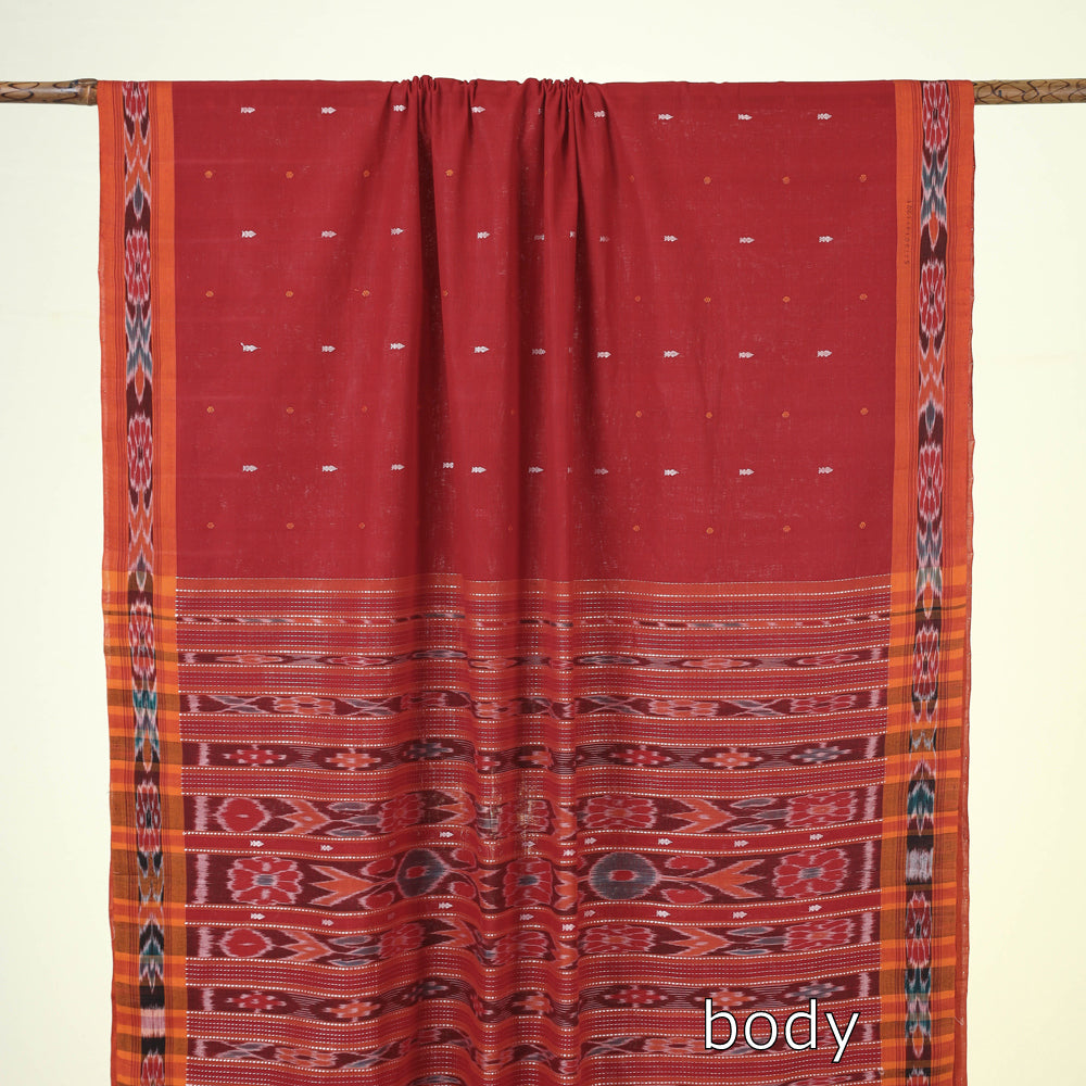 Sambalpuri Handloom Ikat Cotton Saree from Odisha