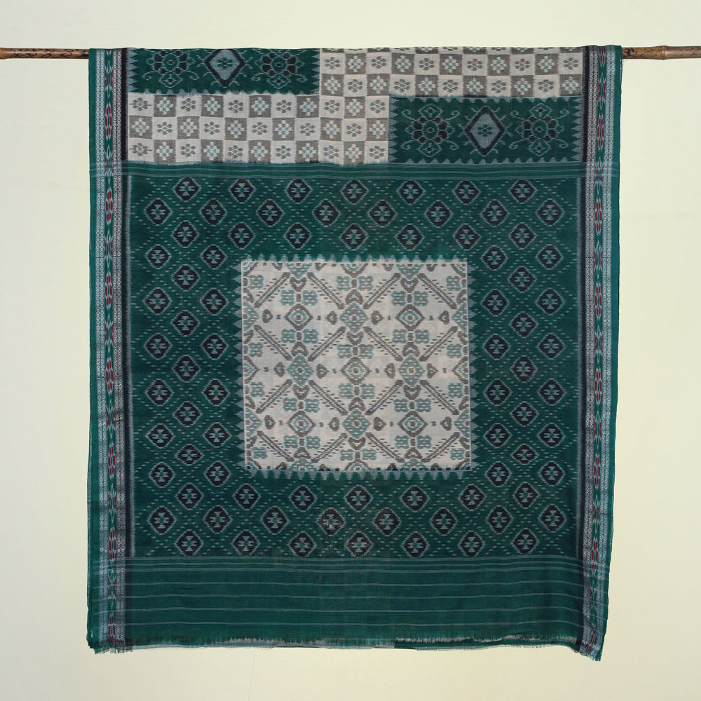 Sambalpuri Handloom Ikat Silk-Cotton Saree from Odisha